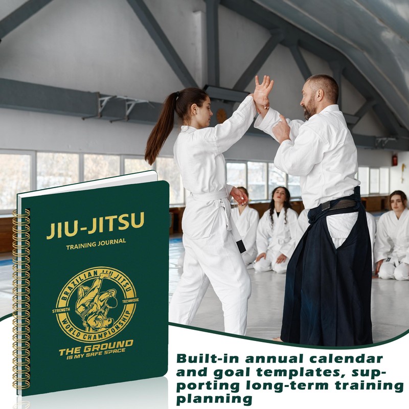 LKTHSEEK Jiu Jitsu Training Journal BJJ Notebook for Martial Arts