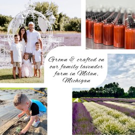 Lavender Lane Blueberry Lavender Simple Syrup, 9 oz - USA Lavender Farm, Free Sachet Included, For Cocktails, Tea, Desserts, Mocktails