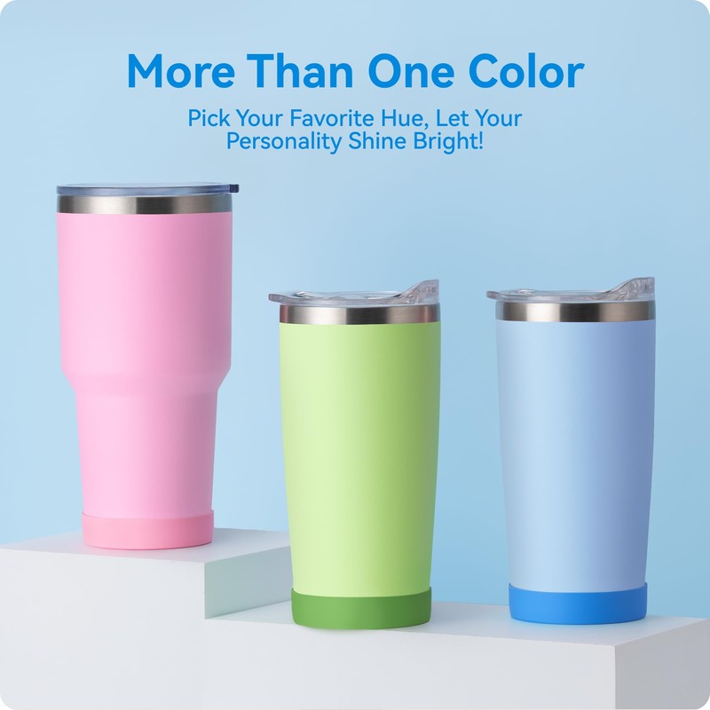 Bluwing Silicone Boot for YETI Tumbler 20 oz 30 oz,