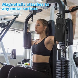 CONTAIL 2 in 1 Magnetic Water Bottle Carrier Bag for 30/40 oz Tumbler with Handle/no Handle,Bottle Pouch Holder with Adjustable Shoulder Strap,Multifunction Accessories Pocket&Carabiner