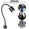 5W Black Goose Neck LED Working Light with Round Magnetic