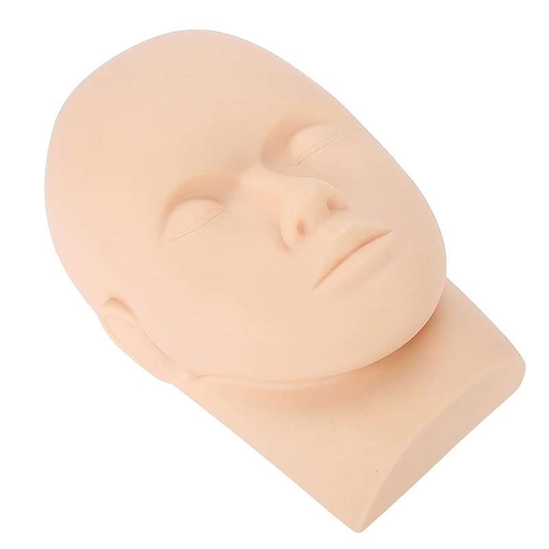 Lash Mannequin Head, Practice Training Head for Make Up and