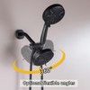 SUBEIXI 2 Handle Shower Faucet Wall Mounted Two Handles Shower