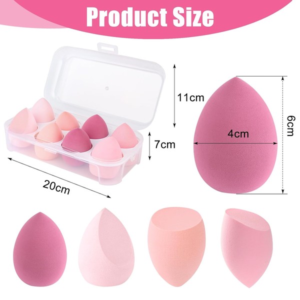 8 Piece Make Up Sponge Set, Beauty Blender Makeup Sponge,