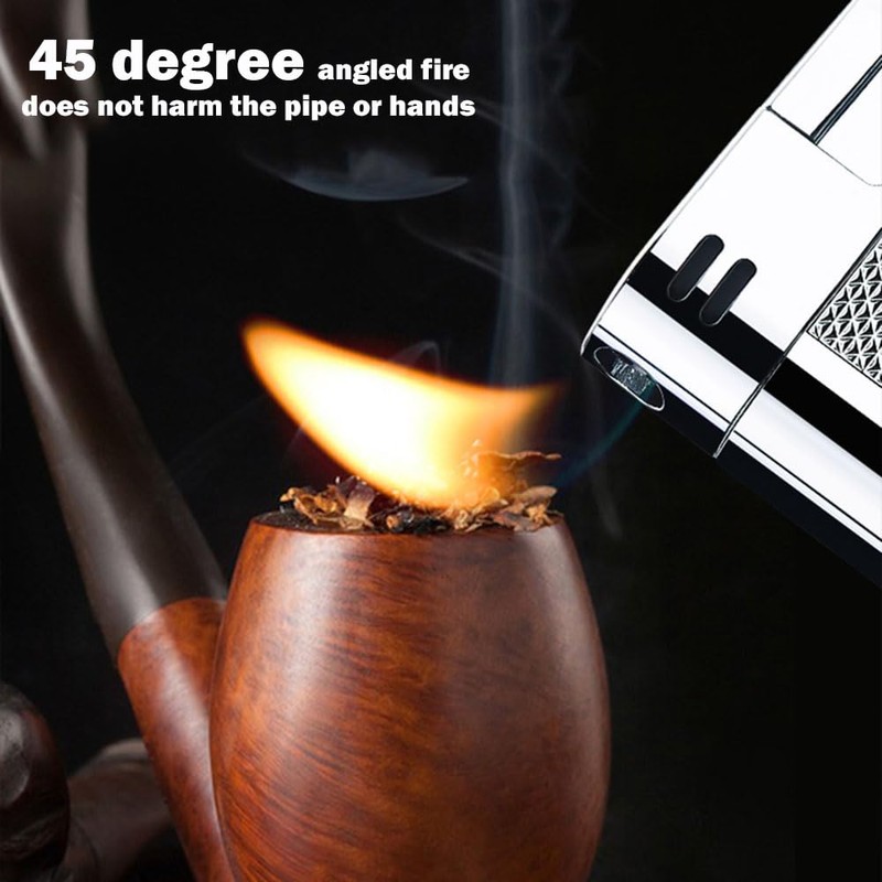 Laicengo Vintage Trench Lighter, Cool Copper Lighter, Butane Refillable Lighters,