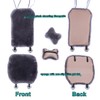 OGLAND Natural Fur Sheepskin Universal car seat Covers for seat