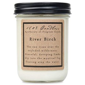 1803 Candles - 14 oz. Jar Soy Candles - (River Birch)