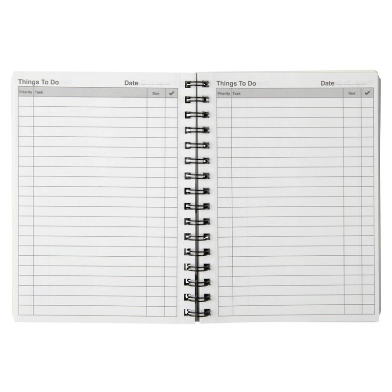 Spirax 701 Organiser Range Things to Do A5 210X158mm 96