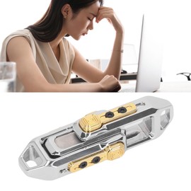 Pyhodi Magnetic Metal Fidget Toy,Metal Magnetic Hand Double Push Slider Fidget Slider Stress Relief Toys Men EDC Fidget Toys Touch