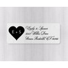 60ct - Return Address and Initials on Clear Transparent Labels