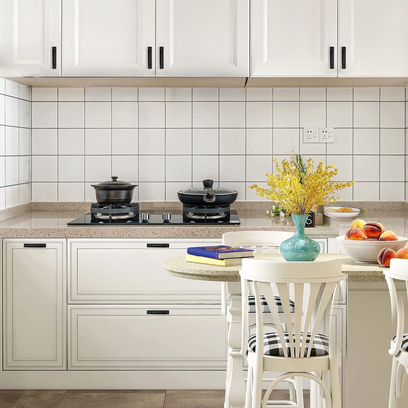 Ravinte Adhesive Cabinet Handles Self Stick Drawer Pulls Stick on