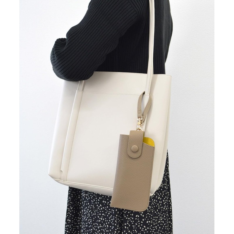 Alto Rose Glasses Case, Soft, Vertical, Sunglasses, Strap Included, Bi-Color,