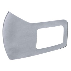 Artec 51382 Smooth Fit Mask, M, Light Gray, 3 Pieces, Soft Fit Mask, Various Colors, Pack of 3, Washable and Reusable, Made of Polyester, Polyurethane