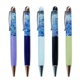 Sikyby Sikyby Jellyfish Floating Funny Pens Cute Floater Liquid Writing Journaling Office Pen Unique Gift For Women Men Set of 5 Pens