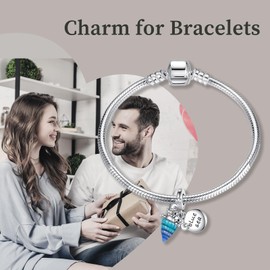 Famuan Jewelry Conch and Hermit Crabs Charms 925 Sterling Silver Sea Pendant Beads for Women fit Bracelets Summer Mother's Day Birthday Christmas Gifts for Granddaughters Friends