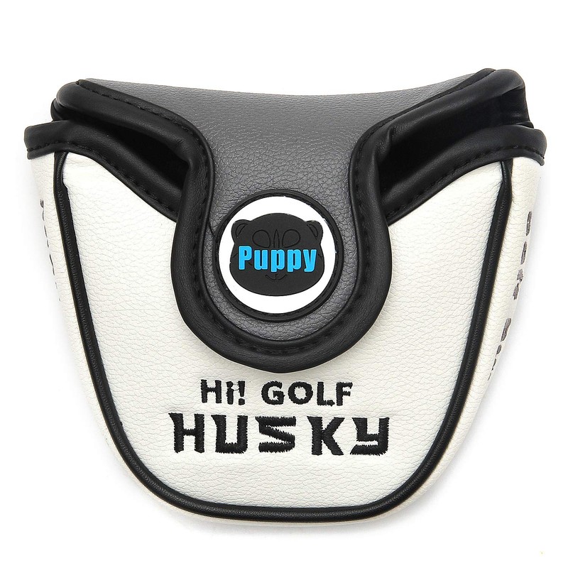 SHABIER Golf Putter Headcover PU Leather Dustproof Lovely Husky Animal