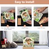 Andchi 5pcs AcrylicTable Sign Holders T-Shape Both Sides Table Display