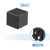 A ABSOPRO 2 pieces car relay, 4 pins, 12 V,