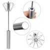 Stainless Steel Semi-Automatic Whisk Egg Whisk Hand Push Rotary Whisk