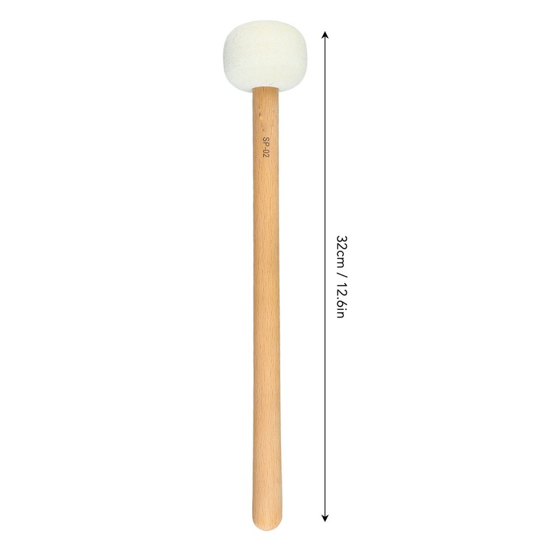 Drum Mallet Antislip Bass Drum Percussion Stick Hammer Wooden Musical