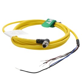 HangTon M8 2m 5 Pin Connector Cable for Cognex in Sight 632 631 Micro 2000 ISM-1050 Vision System Industrial Automation 5 Pin B Code Trigger Data Power Input Output