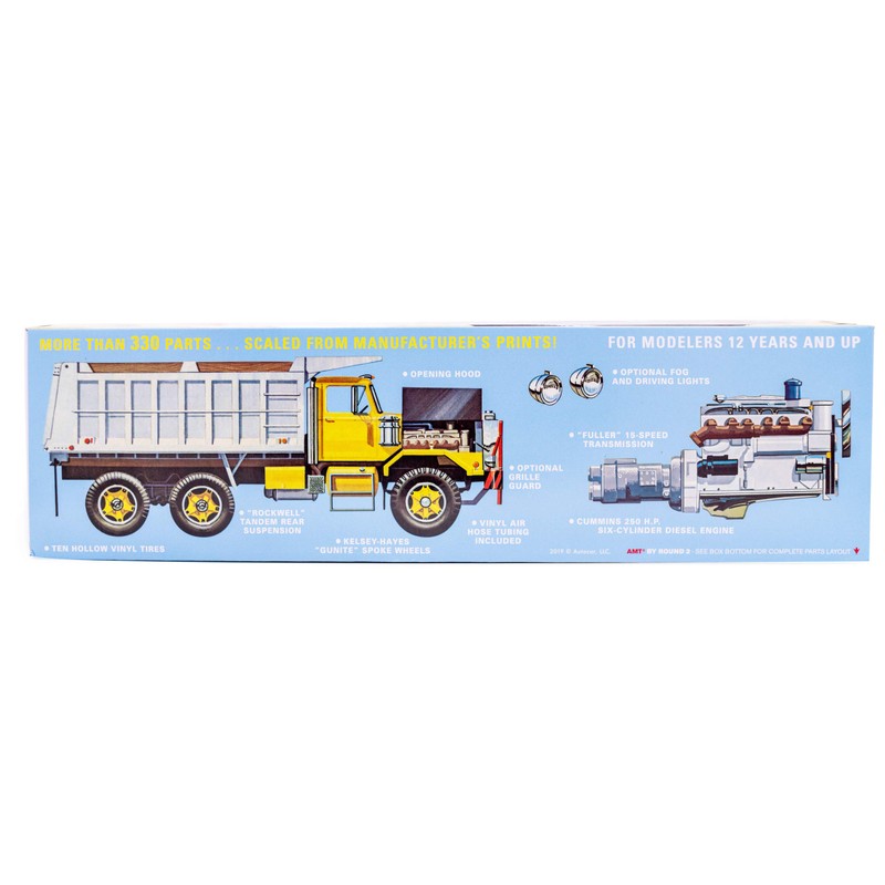 AMT Autocar Dump Truck - 1/25 Scale Model Truck Kit