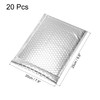 sourcing map Thermal Bubble Mailer, 9.8 × 7.9 Inch Silver