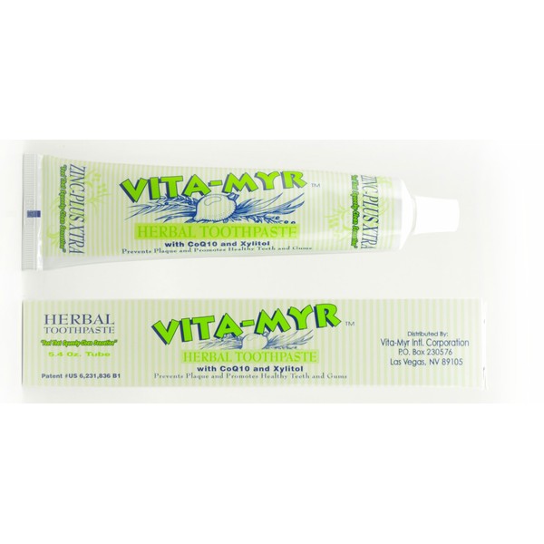VITA MYR Herbal W Coq10 And Xylitol Toothpste, 5.4 OZ