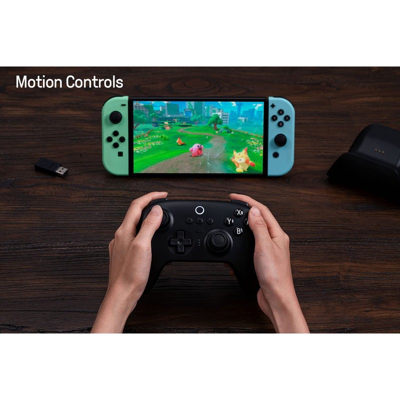 8Bitdo Ultimate Bluetooth Controller with Charging Dock, 2.4g Wireless Pro