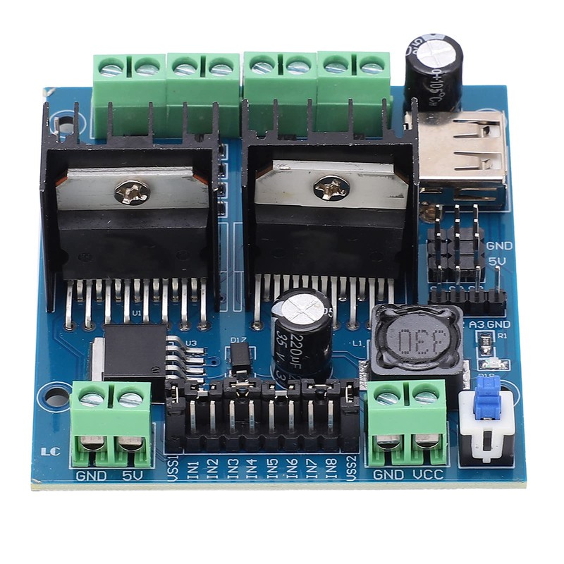 L298N Driver Module, 4-Channel Smart Auto Motor Driving Board Electronic