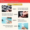 80Pcs 1inch Reflective Mailbox Number Sticker Decal Adhesive Reflective Address