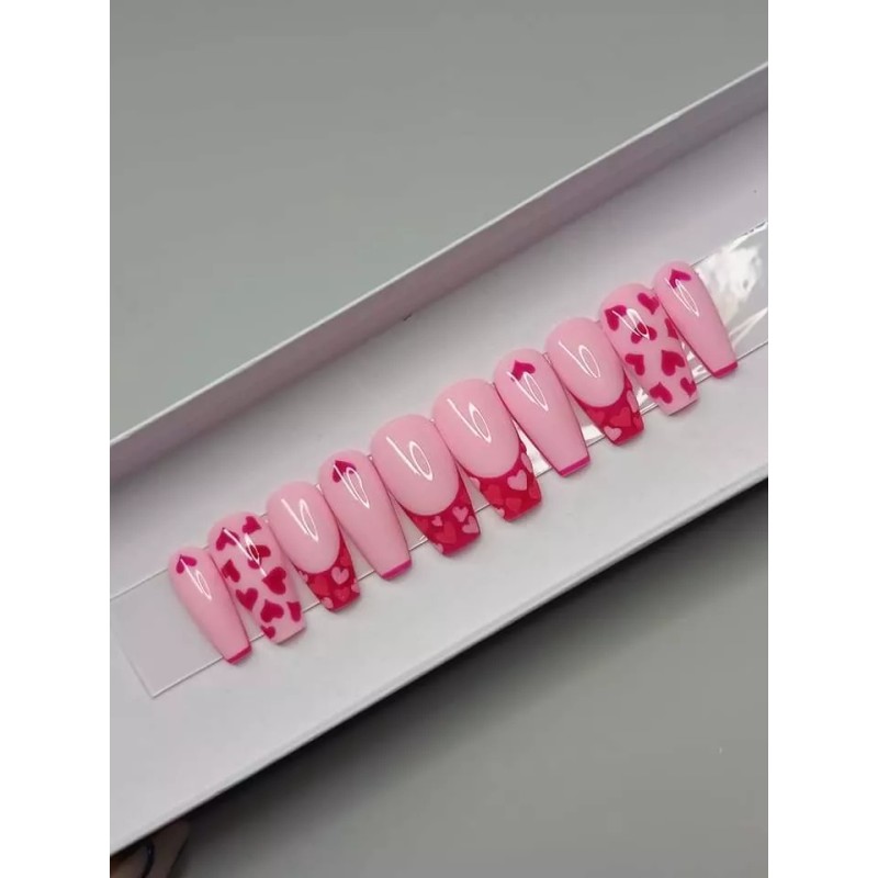 Perfect Nails Press On Uñas Postizas Press On San Valentin