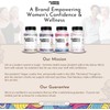Flower Power Boric Acid Suppositories for Women - 30 Capsules