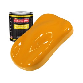 Restoration Shop - School Bus Yellow Acrylic Enamel Auto Paint - Quart Paint Color Only - Professional Single Stage High Gloss Automotive, Car, Truck, Equipment Coating, 2.8 VOC