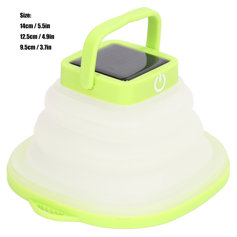 Collapsible Solar Light Adjustable 3 Gears USB Rechageable Multifunctional Collapsible
