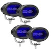 Forklift Safety Light Blue 4D Spotlights, Oval Led Blue Motorcycle