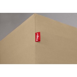 r-up Fits Fitted Sheet 120 x 200 - 130 x 200 to 35 cm Height, Many Colours, 100% Cotton, 130 g/m², Oeko-Tex, Stress-Free, Also for High Mattresses (Anthracite) (Sand, 120 x 200 - 130 x 200)
