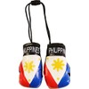 Philippines - Novelty Mini Boxing Gloves with Black Snap Connection