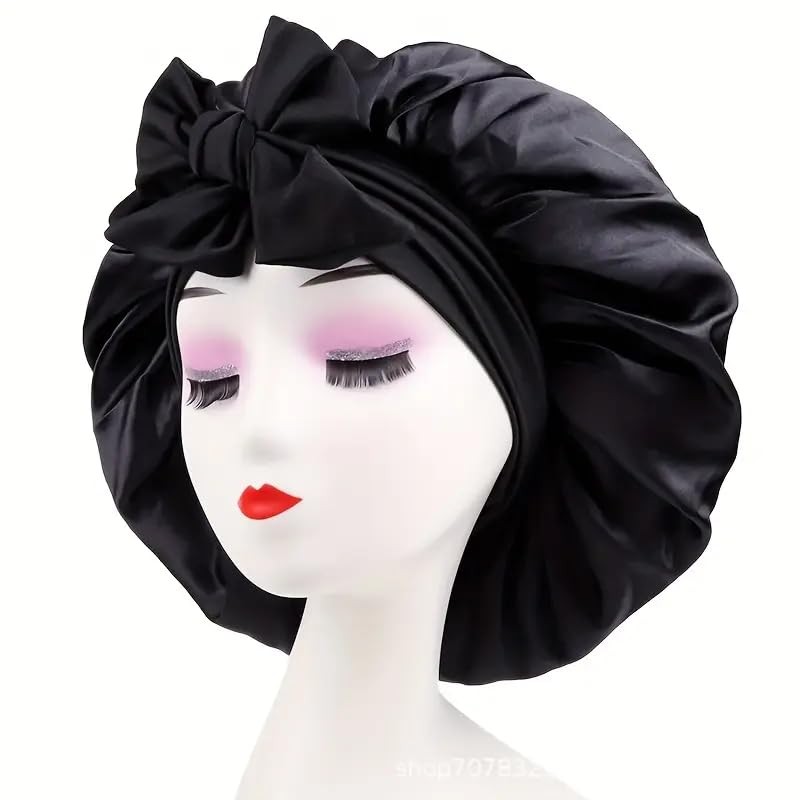 Boolavard Silk Bonnet for Sleeping, Satin Bonnet for Women, Double