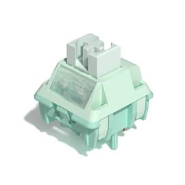 Womier Keyboard Switches 42gf Lubed Linear Switch, Full POM Switches Materials, 22mm Long Spring, 5 Pin Creamy Switches, Compatible with MX Keycaps for Gaming Keyboard DIY - 35 Pieces, Green