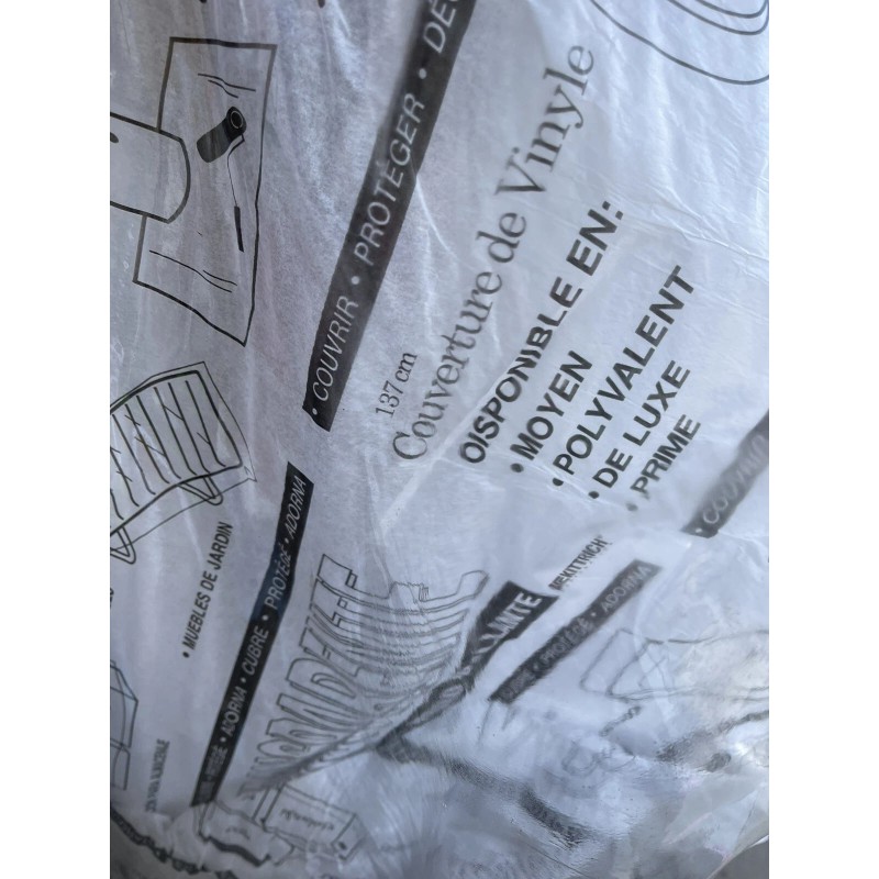 Kittrich Clear Vinyl 54" Wide PREMIUM NON-ADHESIVE Cover Protect Decor