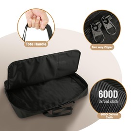 Music Stand Bag - Universal Large Capacity Carrying Case for Sheet Music Clip Tripod Microphone Stand Speaker Protective Storage Bag 28.74"x14.57"x9.84"