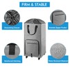 Laundry Hamper with Wheels, Bukere Large Rolling Laundry Basket with