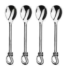 Gourmet Settings Twist 5-1/2" Mini / Demitassse Spoons (Set of 4)