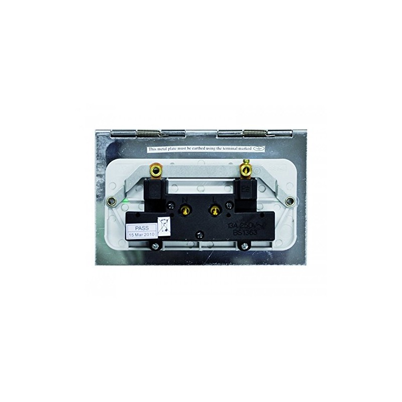 Pro Elec 13 A Double Floor Socket 2 Gang Stainless