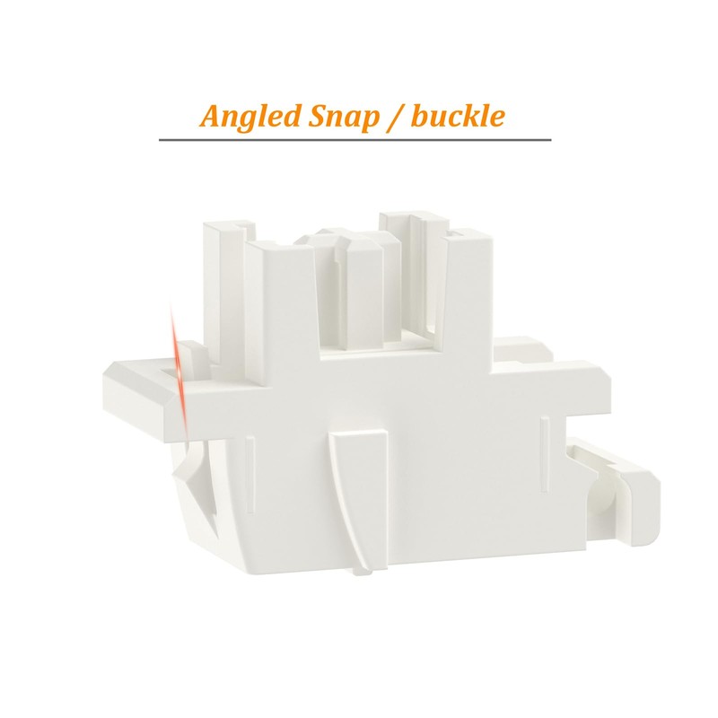 DUROCK Plate Mount Stabilizer V3, Innovative Pre-Clipped Stem for Minimum