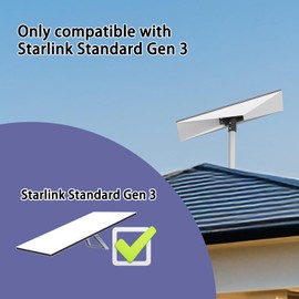 Starlink Gen 3 Pipe 1.52 Inch Adapter, for Starlink Gen 3 Standard Dish, Starlink J Mount Adapter, Starlink V3 Roof Mount Adapter,Suitable for Any Pole Up to 1.52inch.