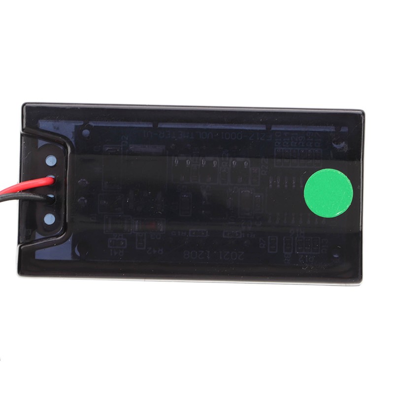 Universal LCD Motorcycle Voltmeter Ultra Thin Waterproof Voltmeter with Left