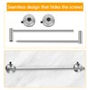 ANMEISH Suction Cup Towel Rail 60CM for Bathroom,SUS304 Stainless Steel