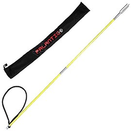 Pole Spear for Spearfishing Fishing Gear (4.5ft), 3-Prong Fiber Glass Fishing Spear Equipment with Lionfish Barb Tip & Carry Bag for Beginners and Experienced Divers